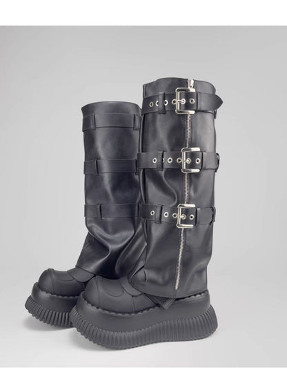 Original black motorcycle boots