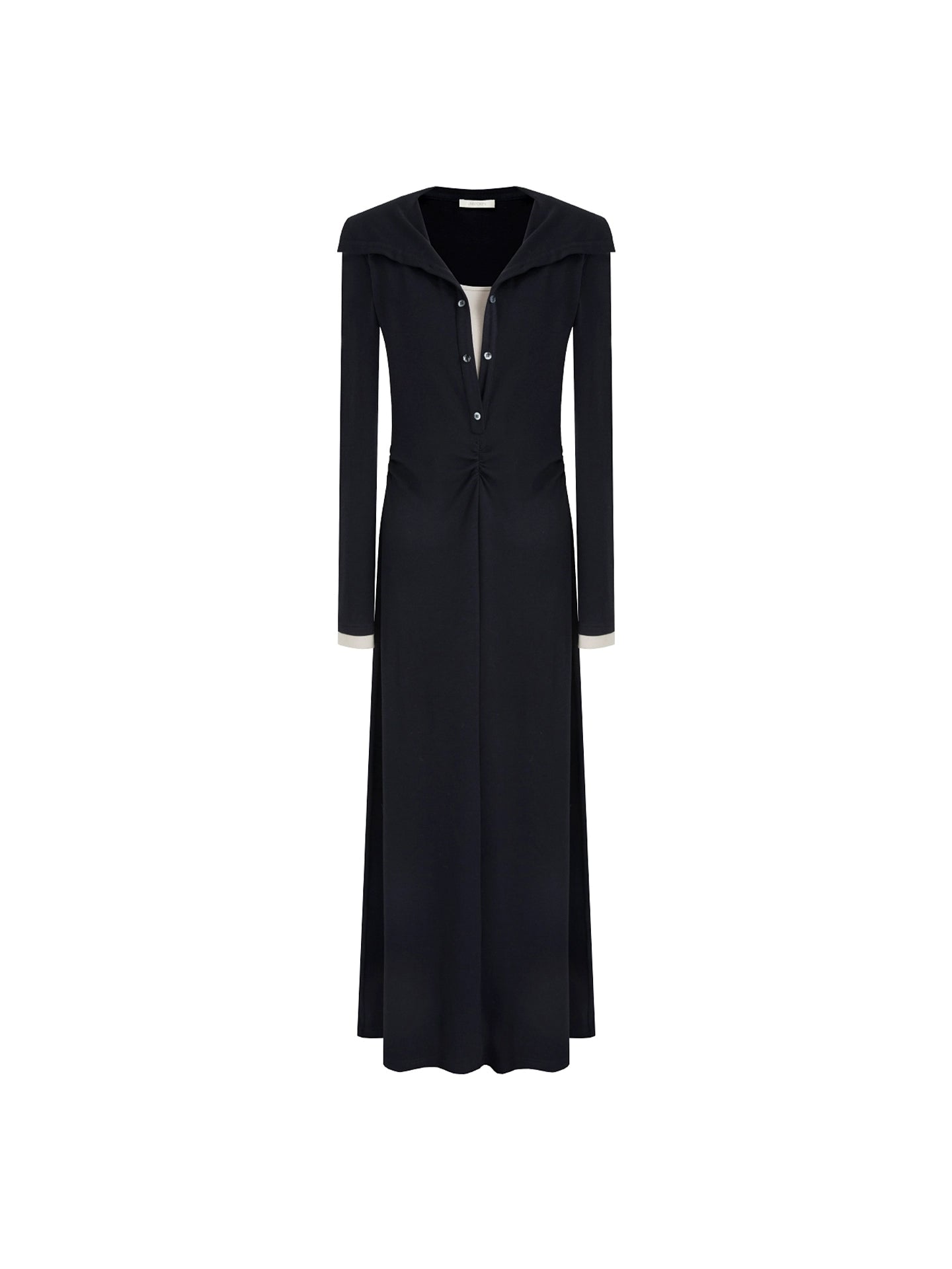 Autumn Knit One-Shoulder Dress