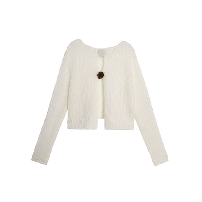 Original Floral Slim Fit Cut-Out Cardigan