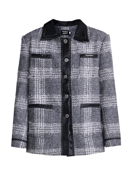 Wool Tweed Fine Small Jacket