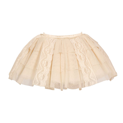 Jupe en dentelle vintage rococo française