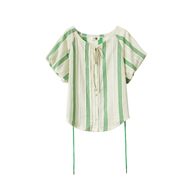 Elven Stripe Cardigan Skirt Set-Up