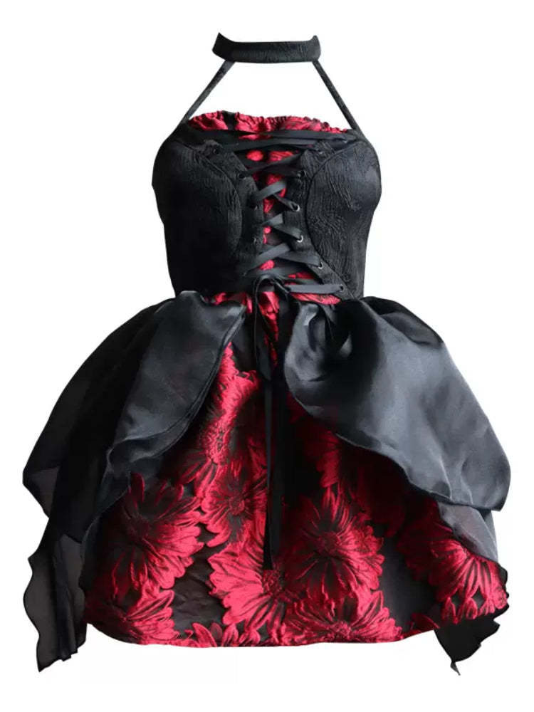 Dark princess tutu skirt dress