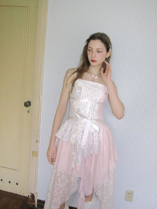 Angel suspender dress