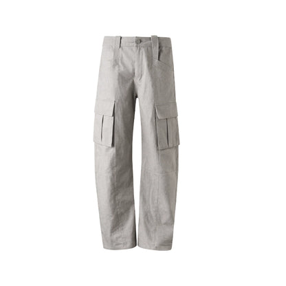 Retro Distressed Glacier Cargo Pants