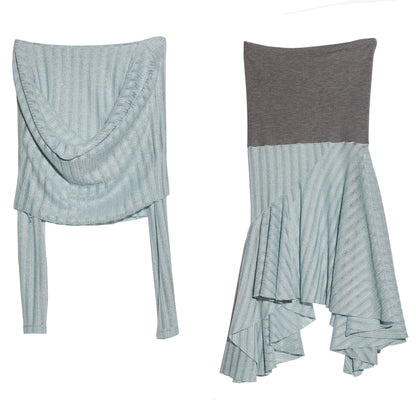 Romantic Sea Salt Top and Skirt Set-Up