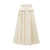 Rice pleated skirt