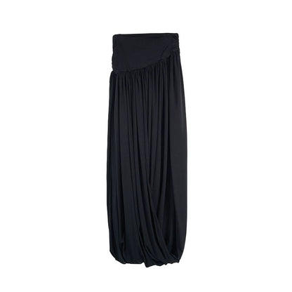 Moonlit Black Knit Skirt