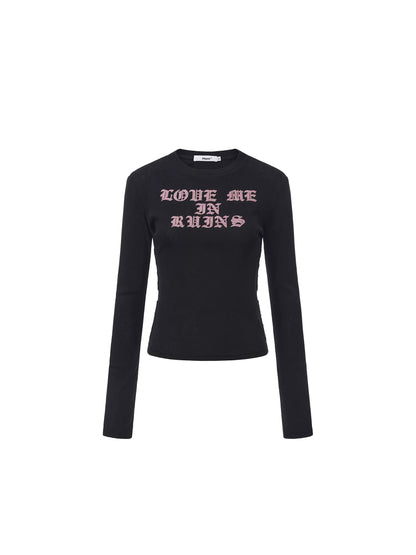 Light Punk Printed Sweater