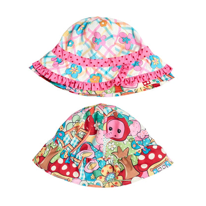 Double-Sided Cartoon Fisherman Hat