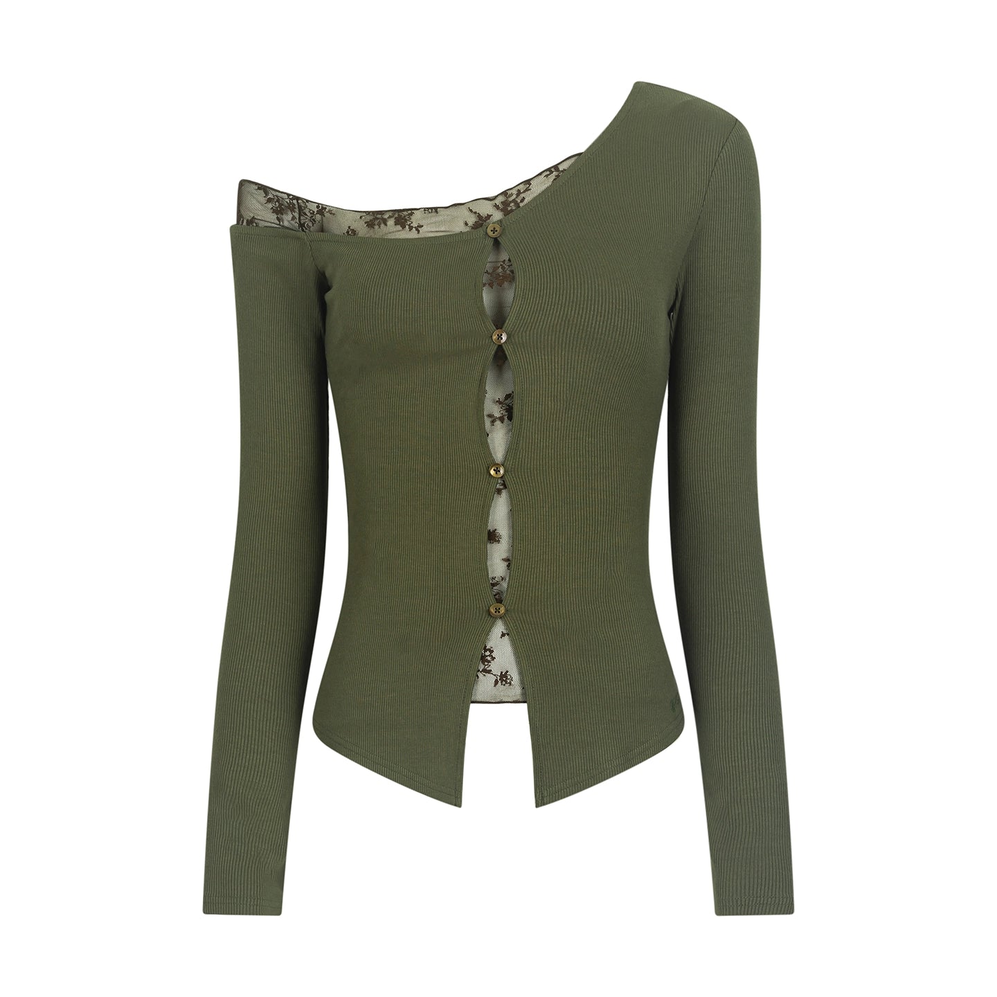 One-Sided Knitted T-Shirt