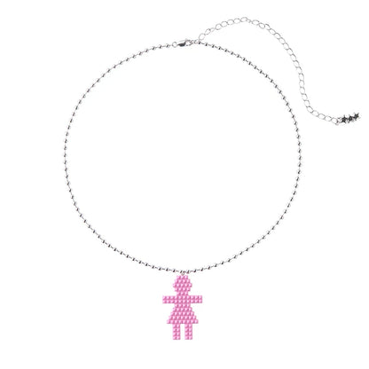 Rivet Humanoid Necklace