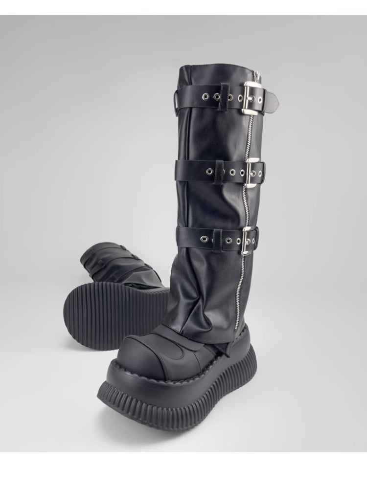 Original black motorcycle boots