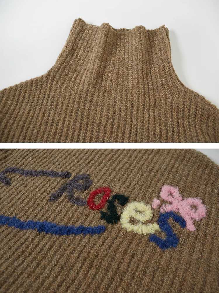 Embroidered sweater