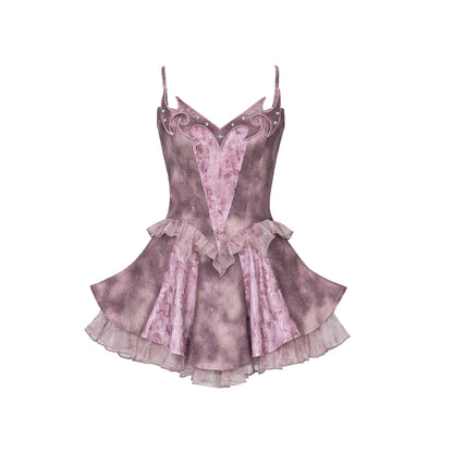 Butterfly Sequins Slip Dress Set-Up