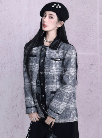 Wool Tweed Fine Small Jacket