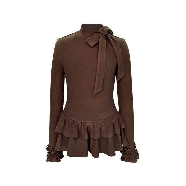 Pink and Brown Plaid Dress Set-Up