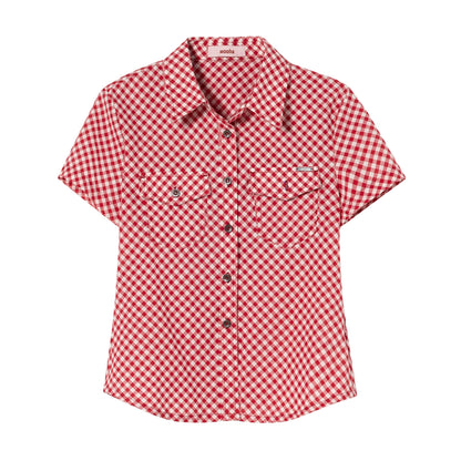 Retro Sweet Striped Short Sleeve Shirt