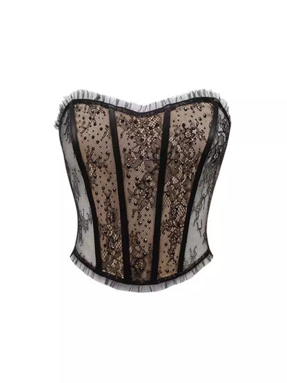 Slim waist lace corset