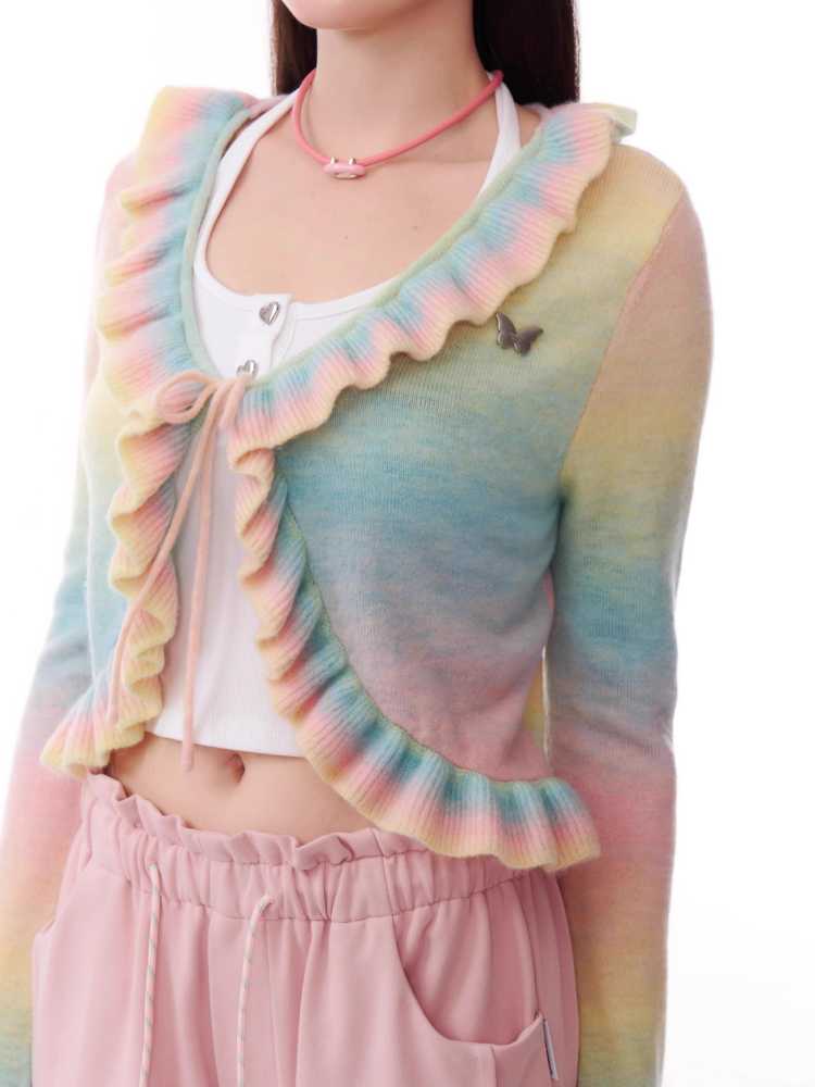 Gradient cardigan