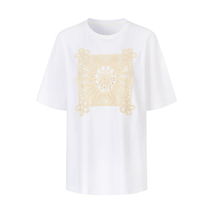 White Carve Tee