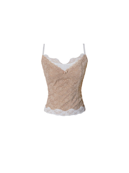 Ruffle Halter Bustier Top Set-Up