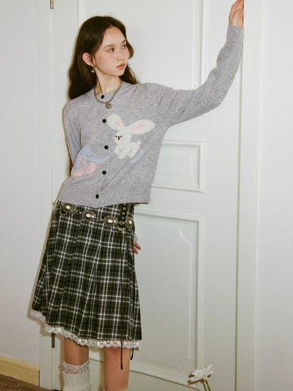 Rabbit knit cardigan