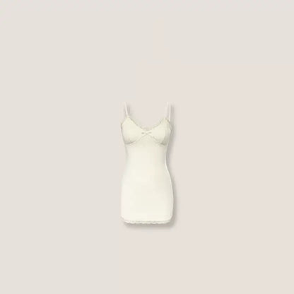 Three-dimensional Embroidery Slip Dress