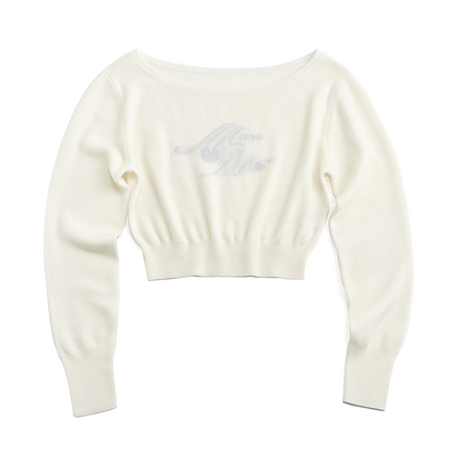 Cherry Jacquard Merino Wool Top