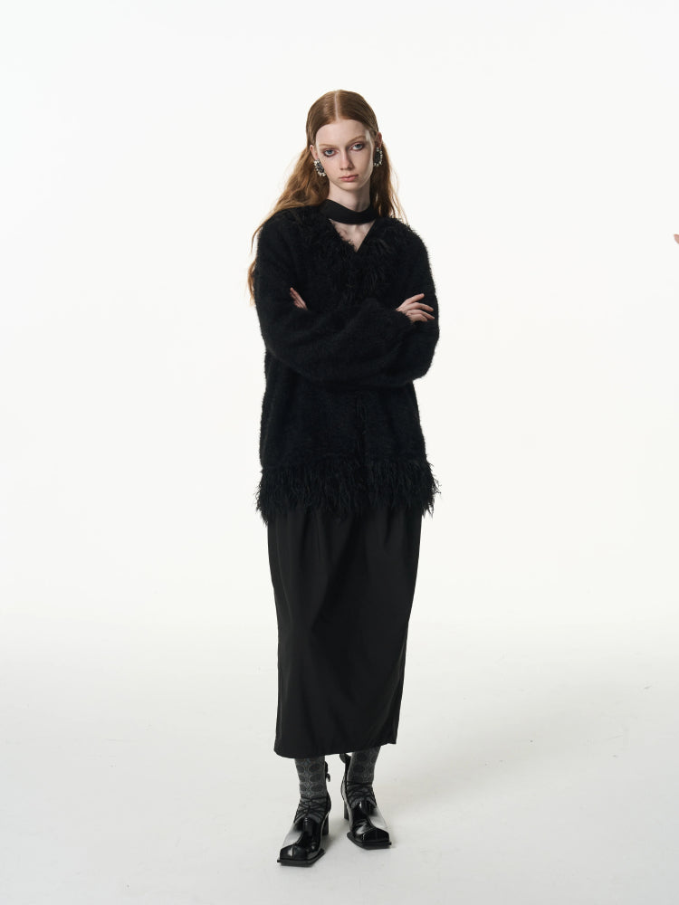 Imitation mink loose thick coat