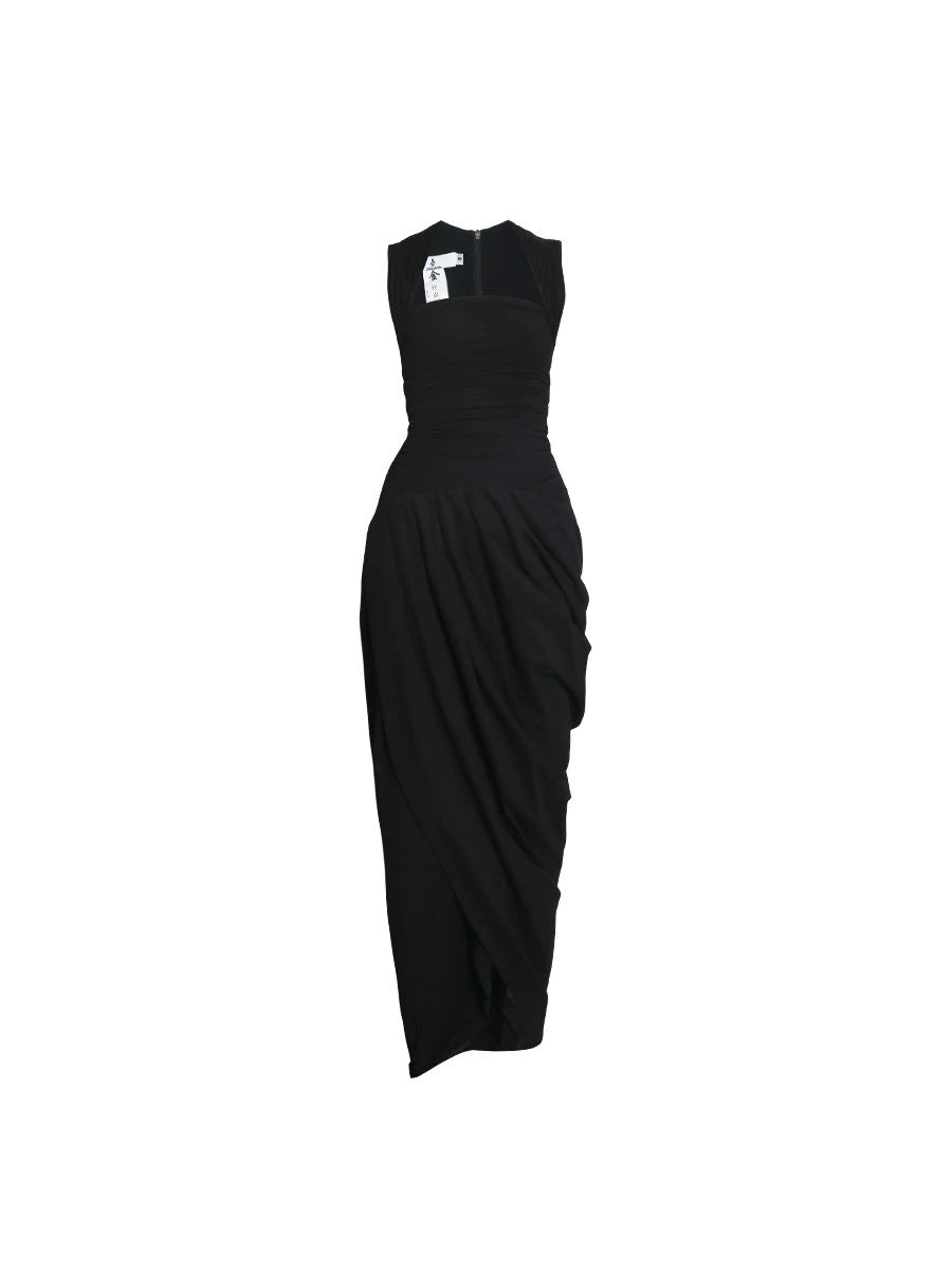 Western Style Draped Dress