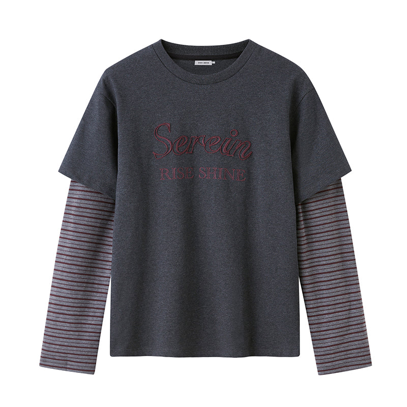 Layered Embroidery T-Shirt