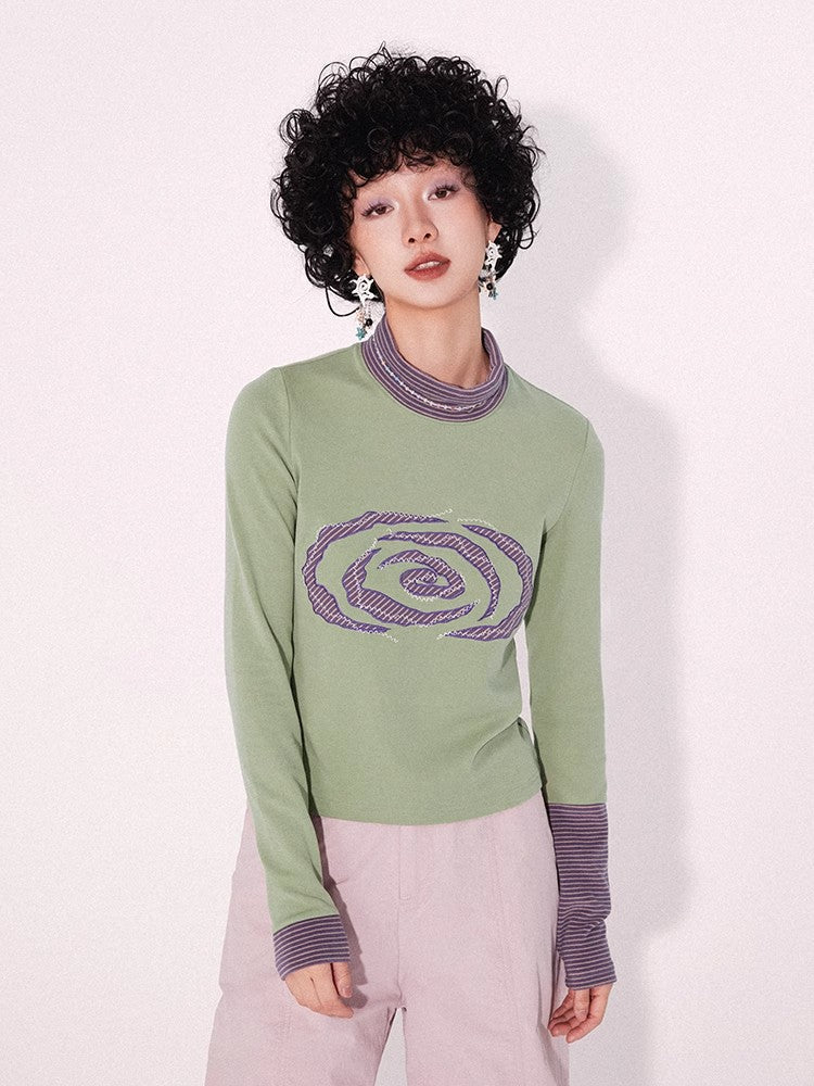 Retro long sleeve t-shirt