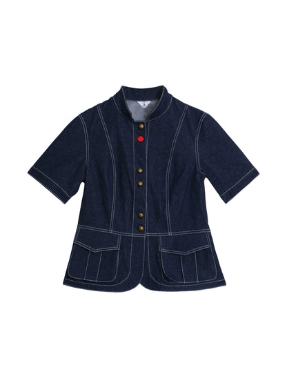 Vintage Denim Slim Jacket