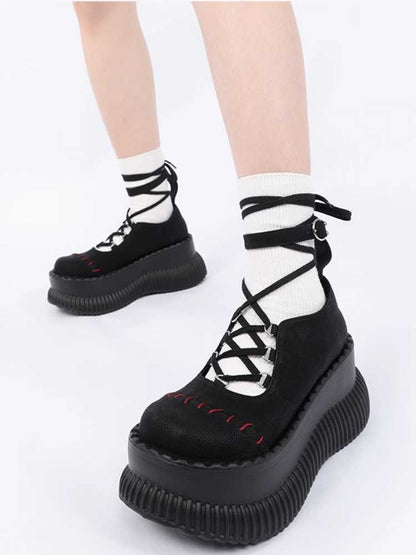 Mary Jane platform shoes