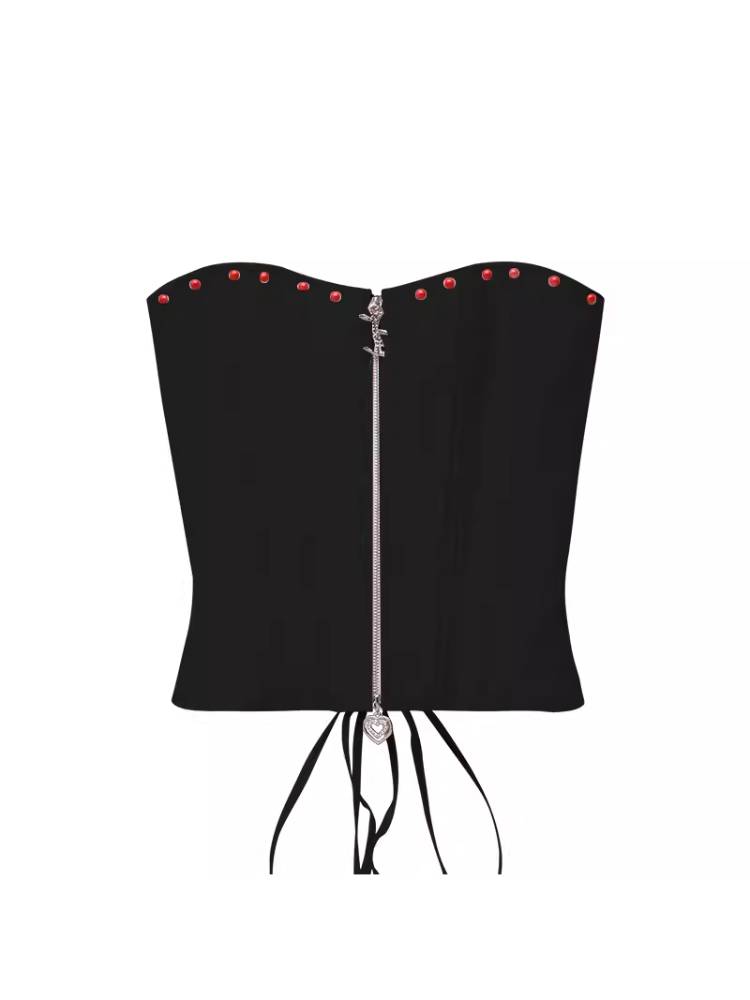 Corset with straps