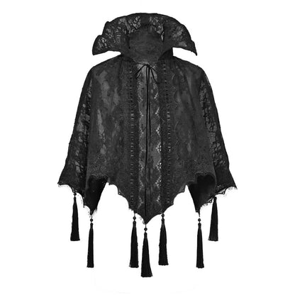 Crimson Blood Gothic Lace Cape Set-Up