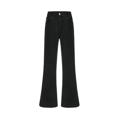 Slimming Flared Black Jeans