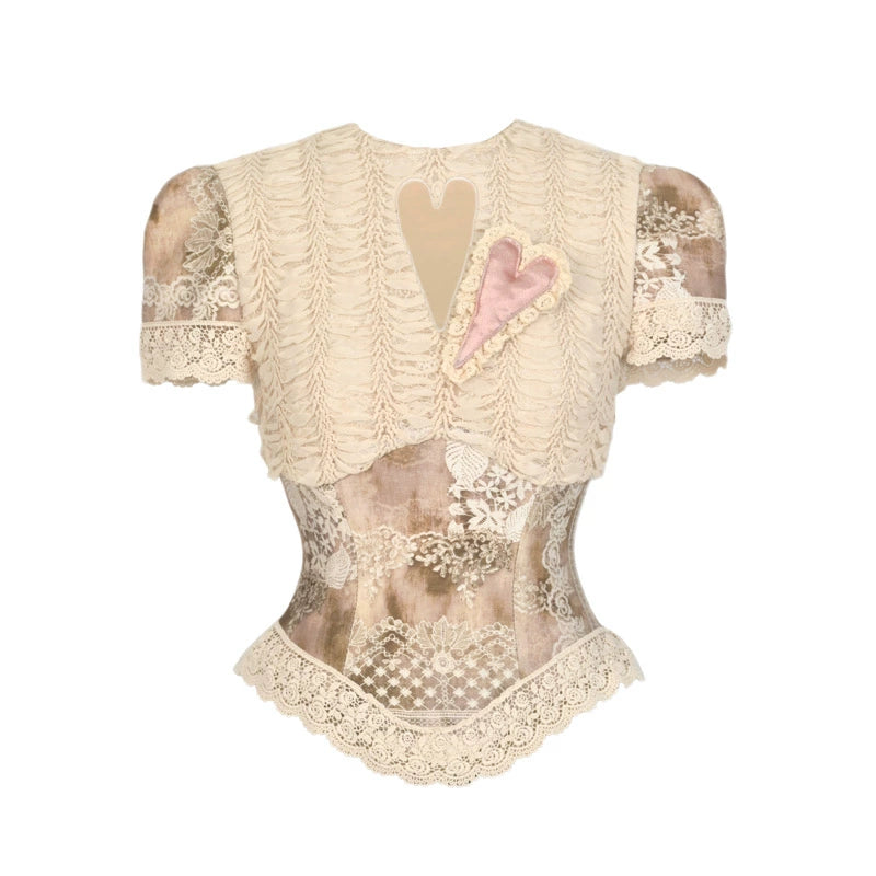 Vintage Lace Summer Top