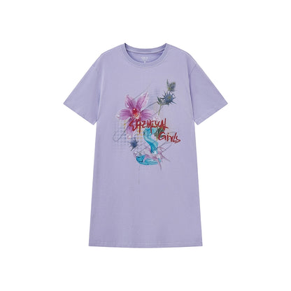 Flower Room T-Shirt Dress