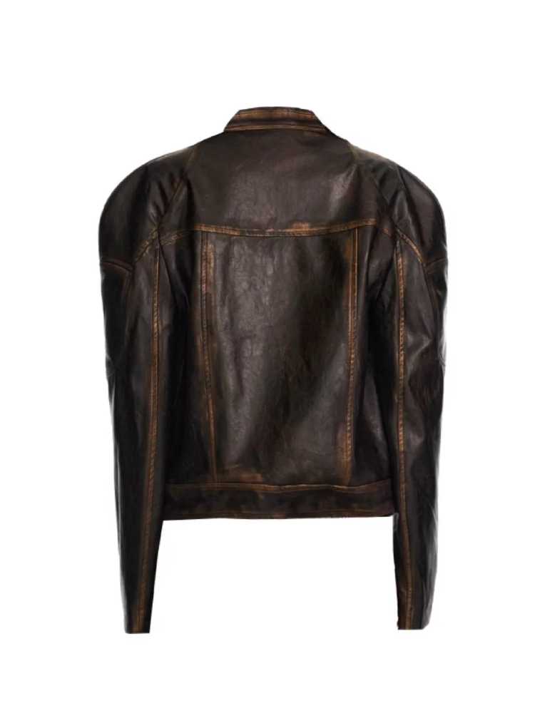 Retro leather jacket