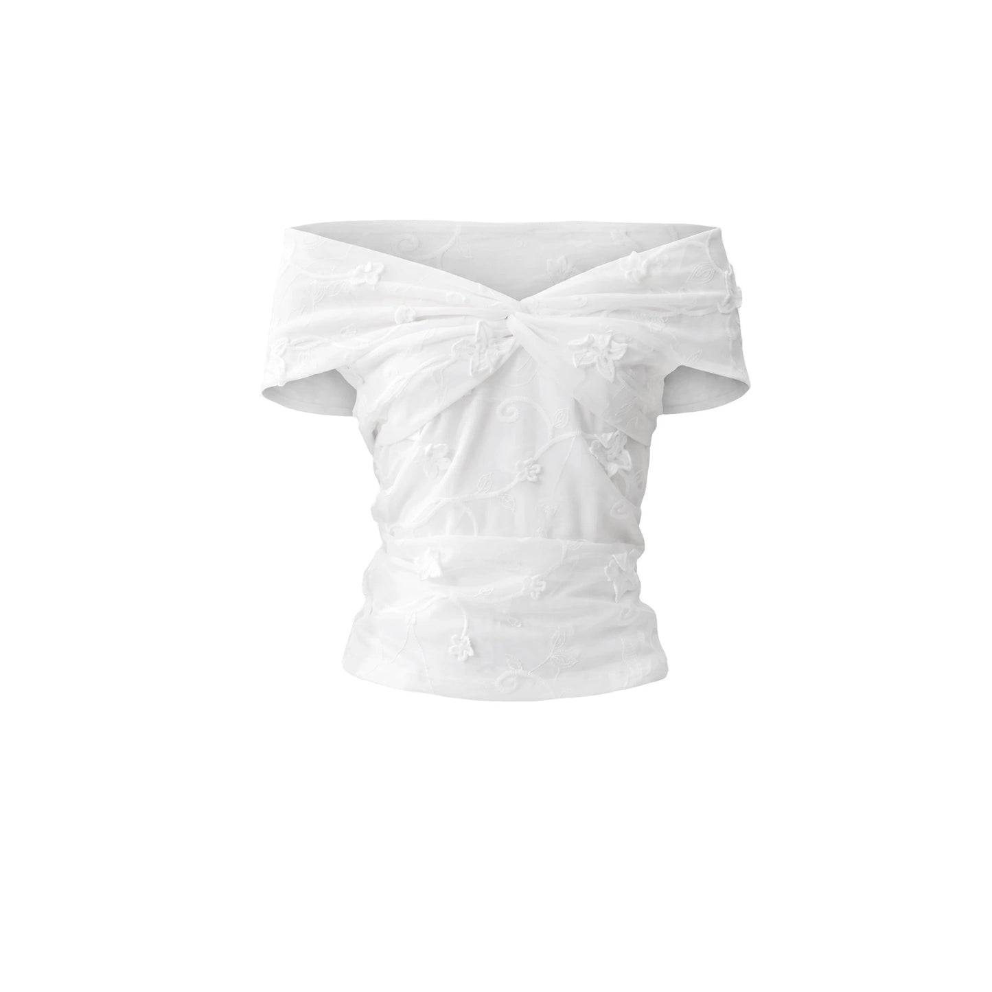 Moonlight Jacquard Twist Top Set-Up