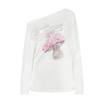 Diamond Mushroom Print T-Shirt