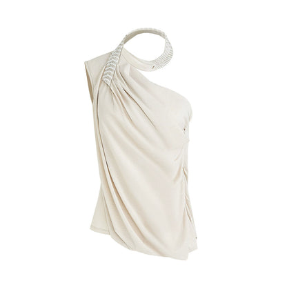 Elegant Beaded Off-Shoulder Top