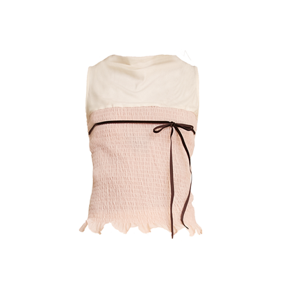 Stylish Apricot Ballet Top Set