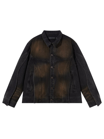 Aged Fall Denim Jacket