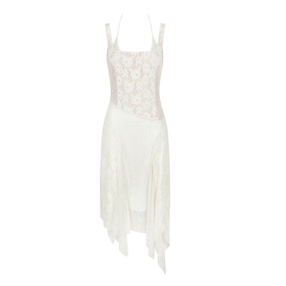 Lace Patchwork Strap Dress