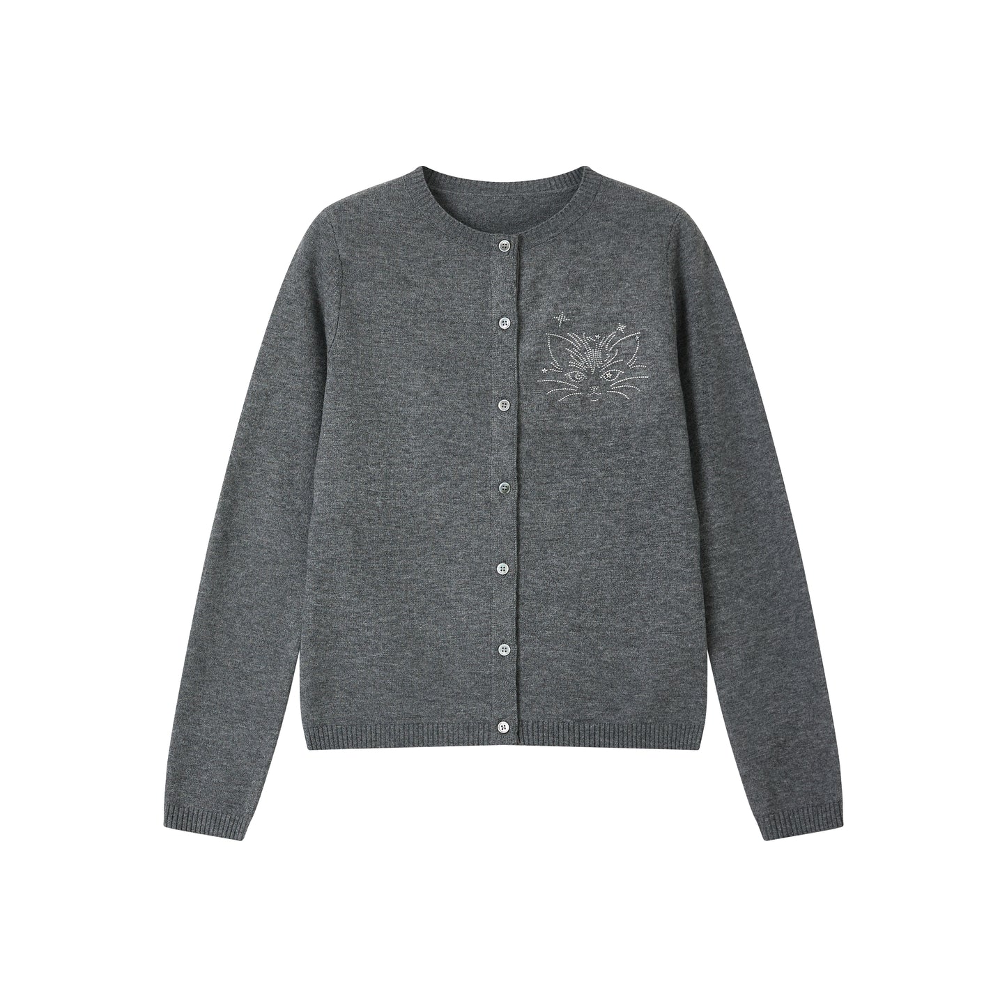 Little Cat Patchwork Cardigan