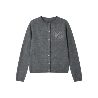 Little Cat Patchwork Cardigan