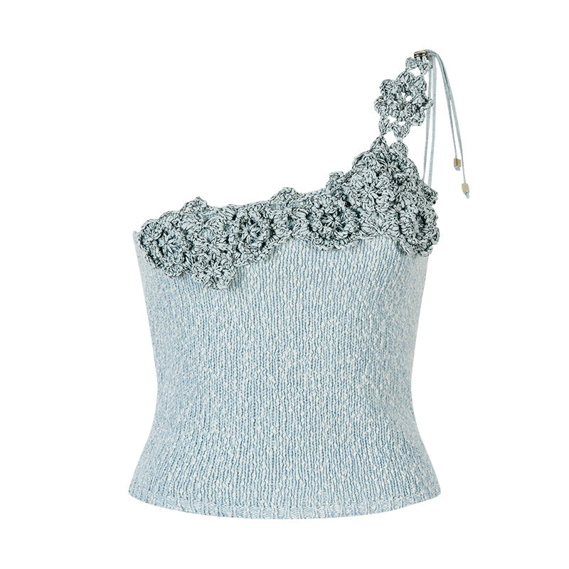 Bamboo Ribbon Summer Bustier Top